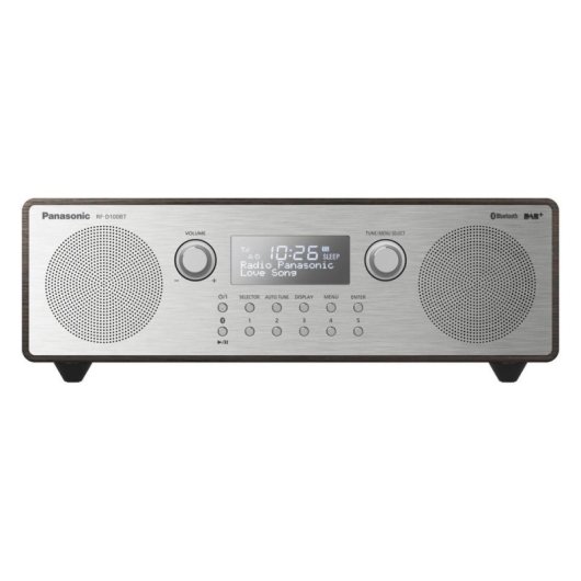 Radio Portátil Panasonic RF-D100BT DAB+ FM Bluetooth 10W LCD Negro/Gris