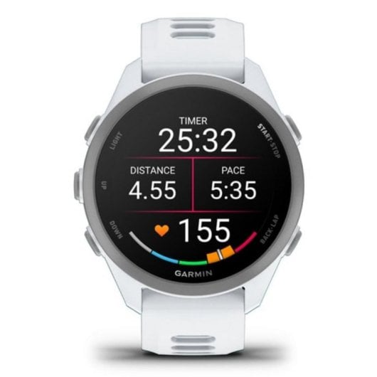 Garmin Forerunner 170 Bluetooth GPS 1,2" Blanco Correa Única Bicolor Pulsómetro GPS