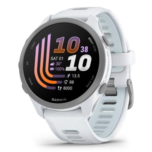 Garmin Forerunner 170 Bluetooth GPS 1,2" Blanco Correa Única Bicolor Pulsómetro GPS