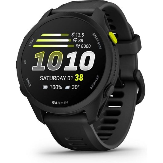 Garmin Forerunner 70 Bluetooth GPS 1,2" Negro Correa 20mm Pulsómetro Monitor Sueño