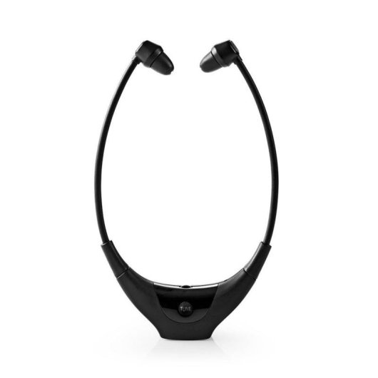 Auriculares Nedis HPRF010BK sans fil et filaire RF pour TV, noirs