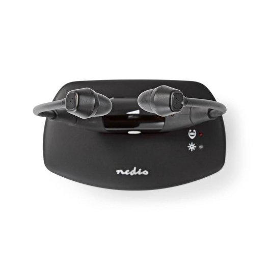 Auriculares Nedis HPRF010BK sans fil et filaire RF pour TV, noirs