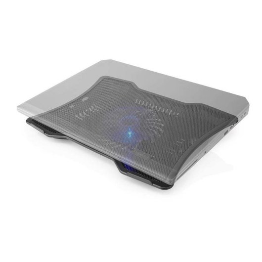 Laptopständer Nedis NBCR101BK mit USB-Lüfter 12,5 cm