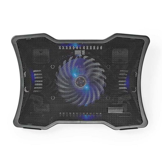 Laptopständer Nedis NBCR101BK mit USB-Lüfter 12,5 cm