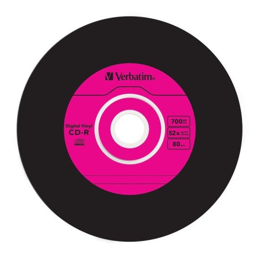 CD-R Verbatim AZO Data Vinyl 52x 700 MB 10 Stück