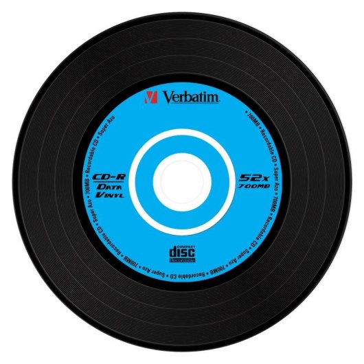 CD-R Verbatim AZO Data Vinyl 52x 700 MB 10 Stück