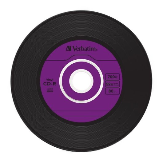CD-R Verbatim AZO Data Vinyl 52x 700 MB 10 Stück
