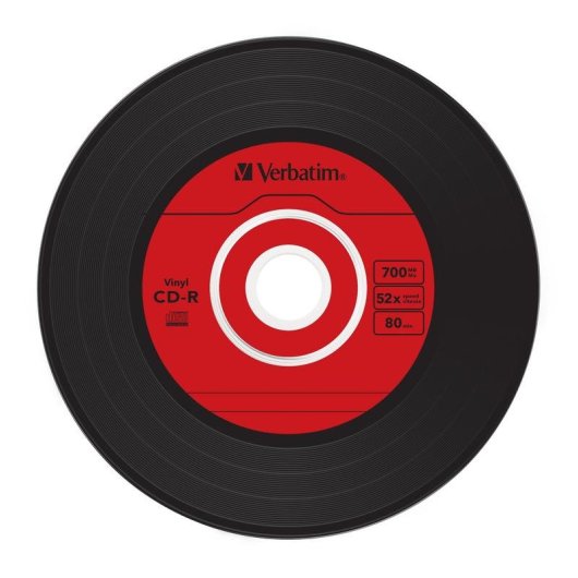 CD-R Verbatim AZO Data Vinyl 52x 700 MB 10 Stück