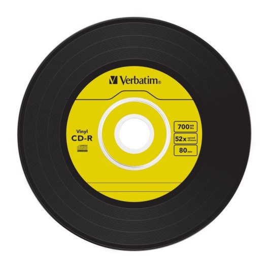 CD-R Verbatim AZO Data Vinyl 52x 700 MB 10 Stück