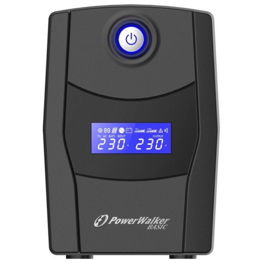 Sai PowerWalker 1 kVA Batterie 9 Ah 5,5 Minutes LCD Protection AVR