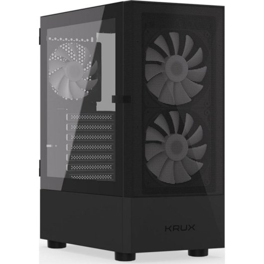 Caja PC Krux Vako RGB ATX con Ventiladores RGB y Panel de Cristal Templado