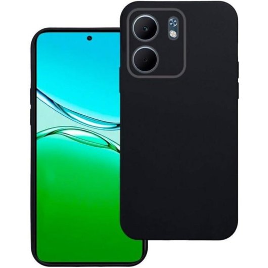 Funda COOL Silicona Negra Ajuste Delgado Alta Protección para Oppo A5x