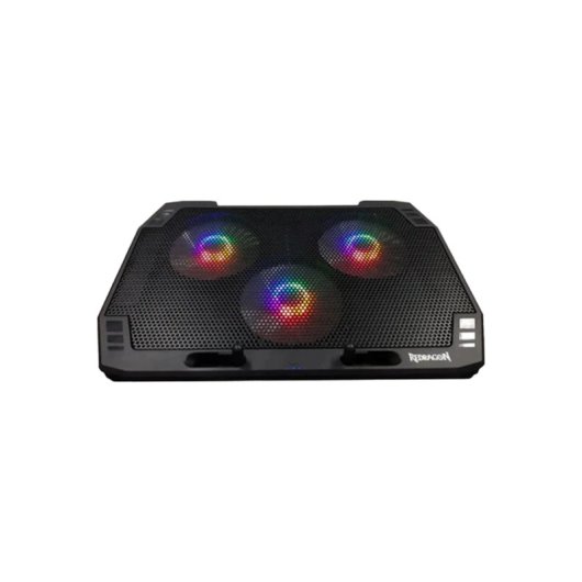Base de refrigeração para portátil Redragon GCP511 Ingrid 3 ventiladores RGB USB 15" a 17"
