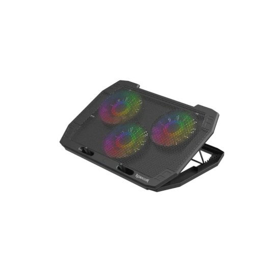 Base de refrigeração para portátil Redragon GCP511 Ingrid 3 ventiladores RGB USB 15" a 17"