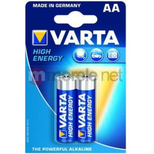 Pila Varta High Energy AA/R6 2 unità 1.5V Alcalina