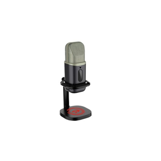 Microphone Redragon GM305 USB-C cardioïde et omnidirectionnel avec RGB tactile