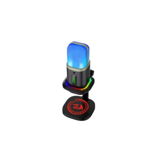 Microphone Redragon GM305 USB-C cardioïde et omnidirectionnel avec RGB tactile