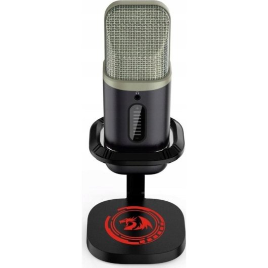 Microphone Redragon GM305 USB-C cardioïde et omnidirectionnel avec RGB tactile