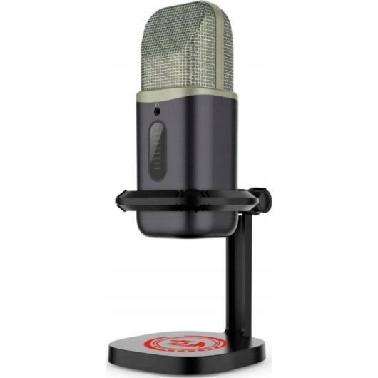 Microphone Redragon GM305 USB-C cardioïde et omnidirectionnel avec RGB tactile