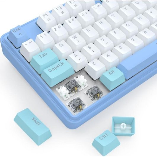 Teclado Redragon K707 StarBlade mecánico TKL con RGB y hot-swap