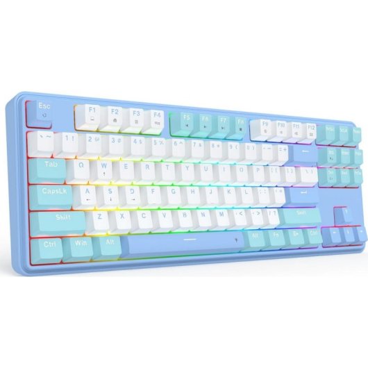 Teclado Redragon K707 StarBlade mecánico TKL con RGB y hot-swap