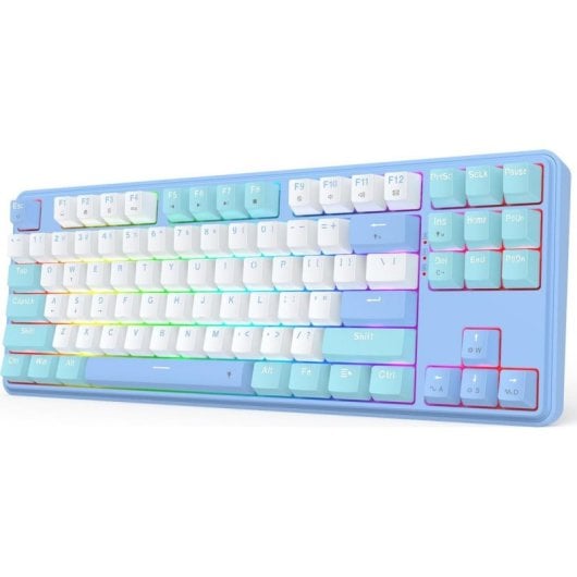 Teclado Redragon K707 StarBlade mecánico TKL con RGB y hot-swap