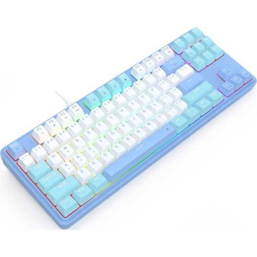 Teclado Redragon K707 StarBlade mecánico TKL con RGB y hot-swap