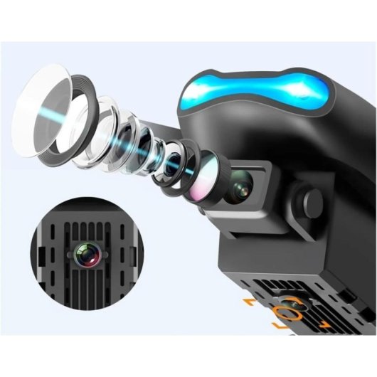 Dron ExtraLink E99 Pro con 3 baterías y estuche de transporte