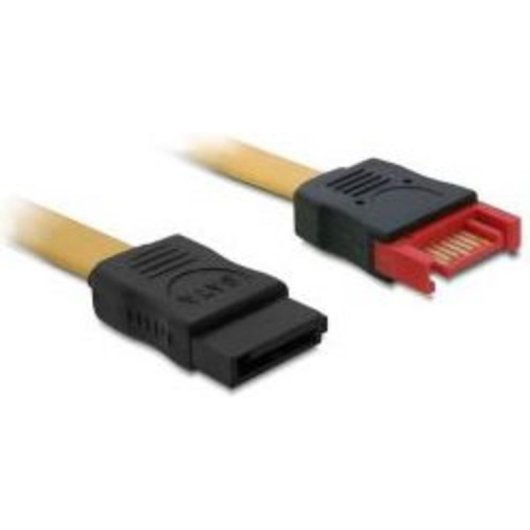 Cavo Delock SATA a SATA 0.5m giallo