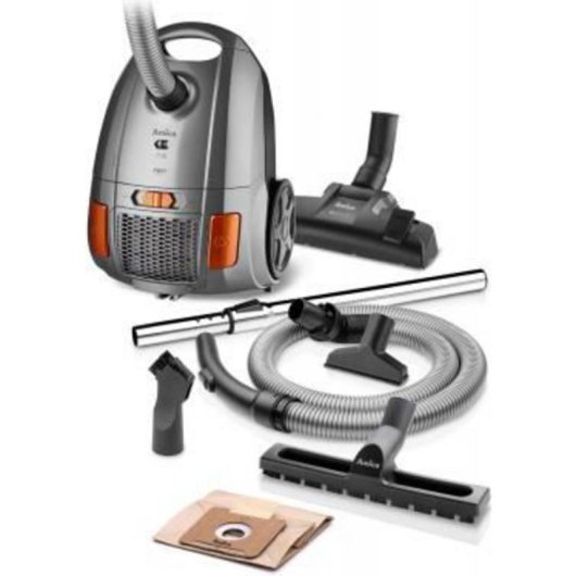 Aspiradora con Bolsa Amica VM2061 900W Filtro HEPA 13 3L Gris