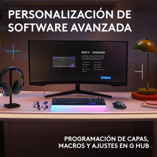 Teclado Logitech G512 X 98 magnético compacto con switches dual swap y RGB LIGHTSYNC Teclado Italiano