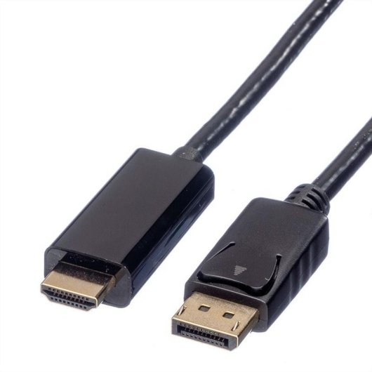 Cable Adaptador DisplayPort a HDMI ROLINE 3 m Negro