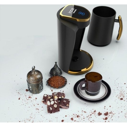Türkische Kaffeemaschine Inca IKM-01 0,25 L 400 W Schwarz Gold 4 Tassen