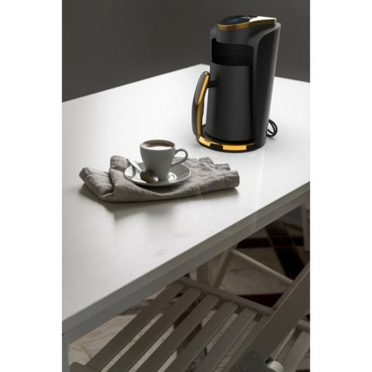 Türkische Kaffeemaschine Inca IKM-01 0,25 L 400 W Schwarz Gold 4 Tassen