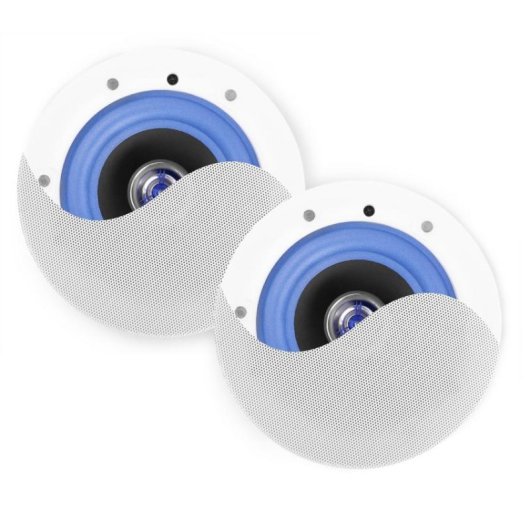 Altavoces Power Dynamics ESCS5 de techo cableados 40W con rejilla metálica magnética