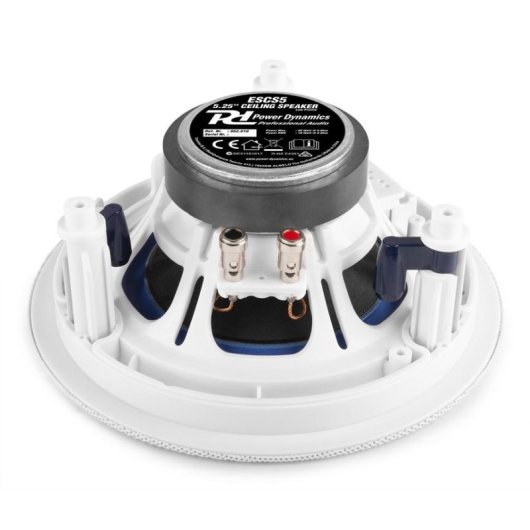 Altavoces Power Dynamics ESCS5 de techo cableados 40W con rejilla metálica magnética