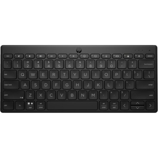 Teclado HP 355 compacto mecánico inalámbrico Bluetooth multidispositivo negro