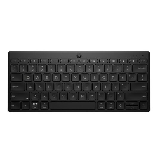 Teclado HP 355 compacto mecánico inalámbrico Bluetooth multidispositivo negro