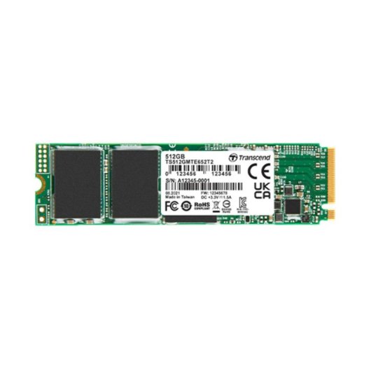 Disco Duro Transcend MTE652T2 64 GB SSD M.2 NVMe PCIe 3.1 x4