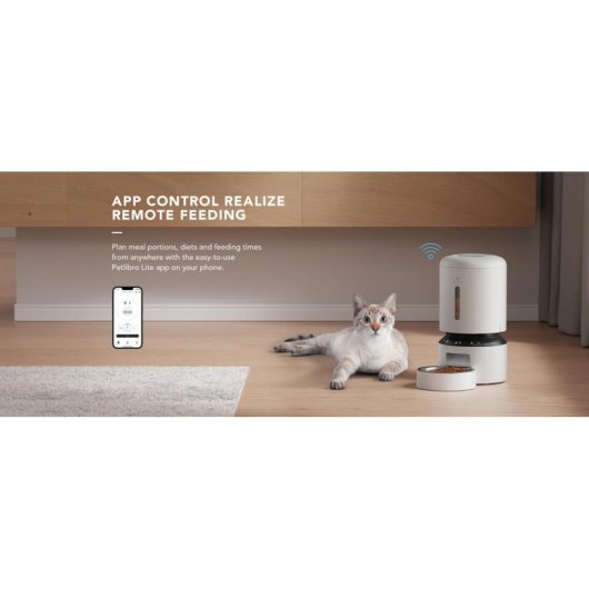 Comedero automático para mascotas Petlibro Granary Smart 5 L Blanco WiFi