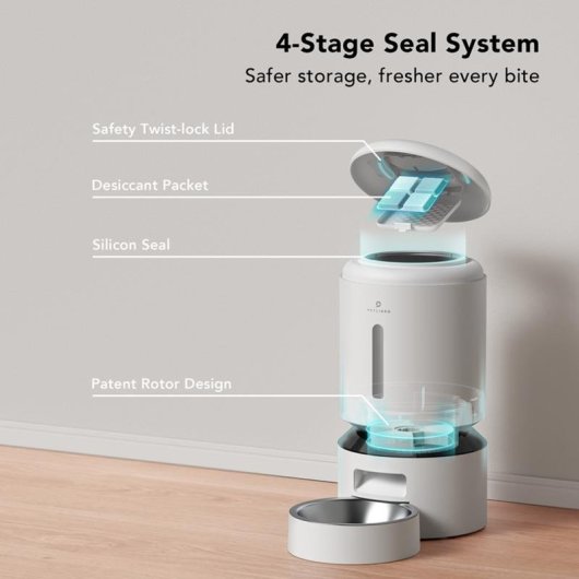 Comedero automático para mascotas Petlibro Granary Smart 5 L Blanco WiFi