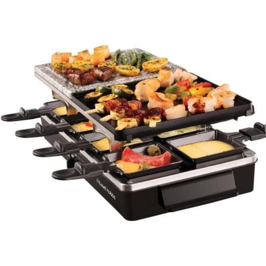 Parrilla de interior Russell Hobbs Multi Raclette 3 in 1 1400 W Negro