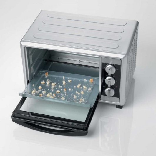 Horno Sobremesa Ariete 985 Bon Cuisine 300 30L 36,5cm Convección Grill Plata
