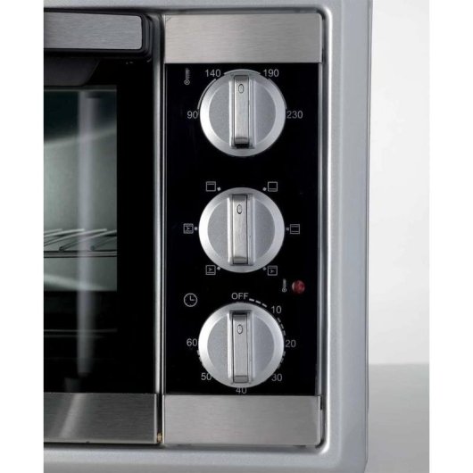 Horno Sobremesa Ariete 985 Bon Cuisine 300 30L 36,5cm Convección Grill Plata