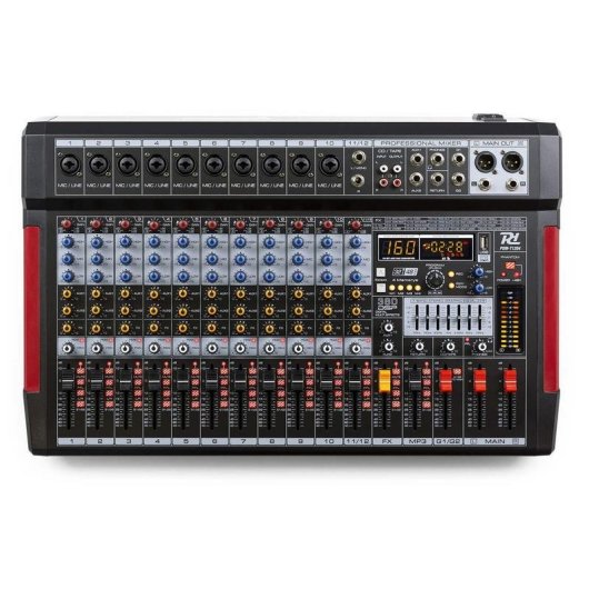 Mezclador de Audio Power Dynamics PDM-T1204 12 Canales Negro