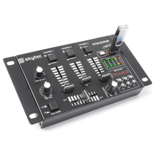 Mezcladora DJ Vonyx STM-3020B 6 canaux USB MP3 intégré