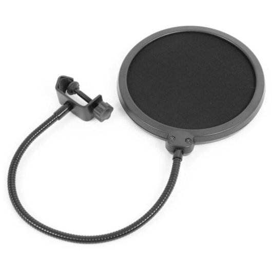 Micrófono Vonyx CMS 400 alámbrico con filtro antipop y soporte ajustable