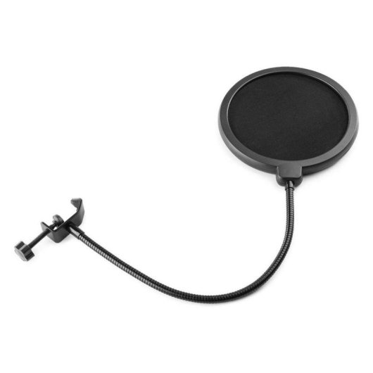 Micrófono Vonyx CMS 400 alámbrico con filtro antipop y soporte ajustable
