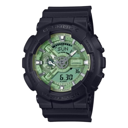 Casio G-Shock GA-110CD-1A3 Resin Schwarz 53,4x57,5mm Unisex Wasserdicht 200m