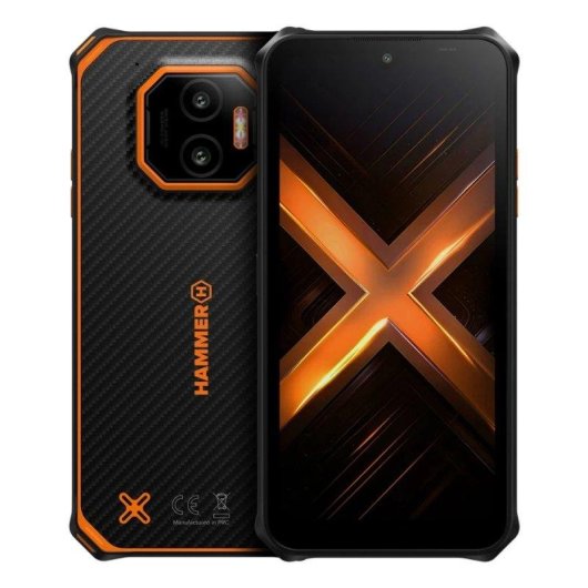 Hammer Energy X2 4G 6GB 128GB 6.1" Preto Laranja